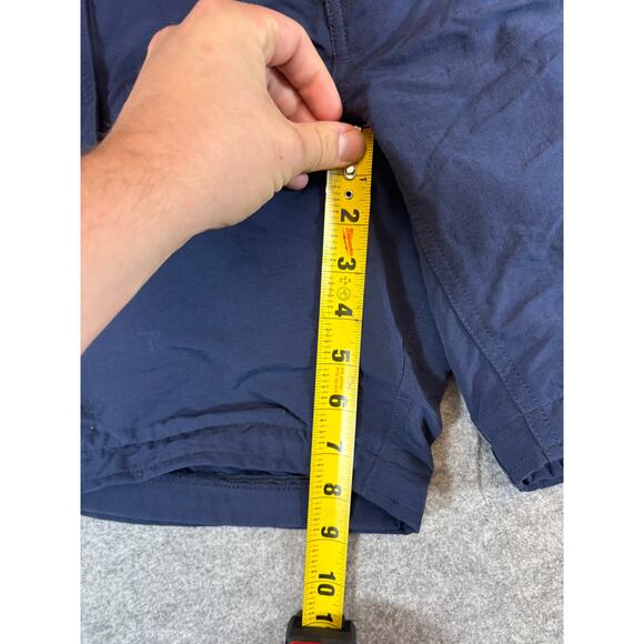VINTAGE The North Face Shorts Mens XL Blue Relaxed Belted Outdoor Hiking Utility - Picture 3 of 7